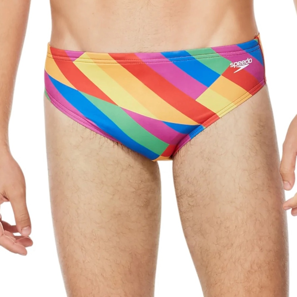 Speedo Pride Printed One Swim Brief Size 32 (Tag removed)